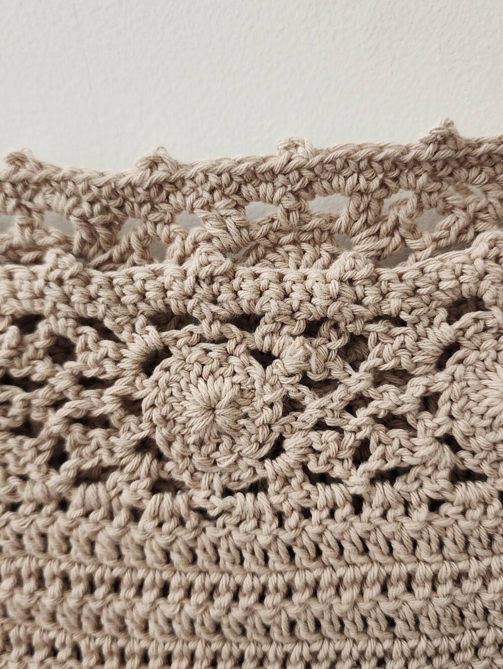 Crochet Bikini Bottoms Taupe Beige Beach Festival Boho Hippie Caribbean Islands - Picture 5 of 6